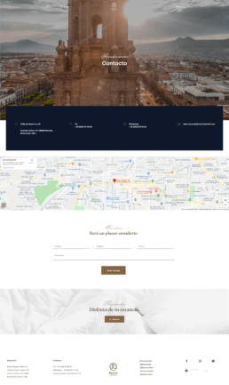 Hotel Rayon - Project Lyonn - contact page